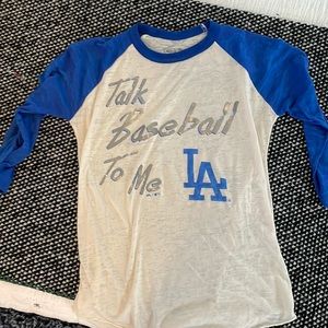 3/4 sleeve baseball tee